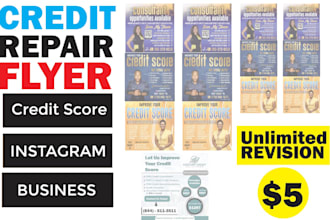 create an amazing credit repair flyer