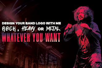 professionally design rock , heavy or metal band logo