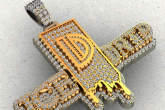 create 3d jewelry design for 3d printing