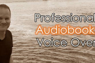 provide professional male narration for your audiobook