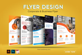 design marketing flyer and social banners