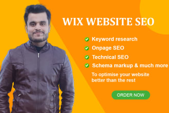 do complete onsite wix SEO for your website ranking