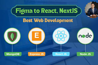 convert figma to react, psd xd to html responsive website