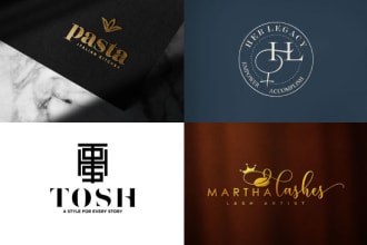 design modern fashion luxury signature clothing brand logo