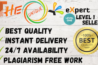 be a top editor, proofreader, or rewriter of article, blog, and book
