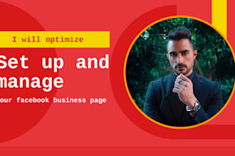 analyze, manage and open facebook business page