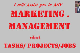 assist you in marketing, management, and business projects