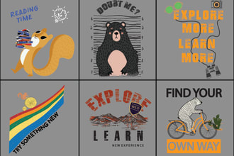 make trendy design for your tee shirt