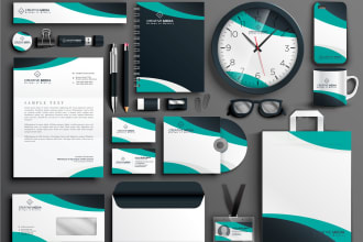 design professional business card, letterhead, and stationery items