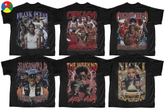 design a bootleg rap t shirt
