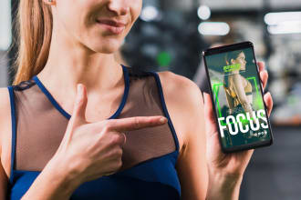mockup your mobile app on android phones and iphone