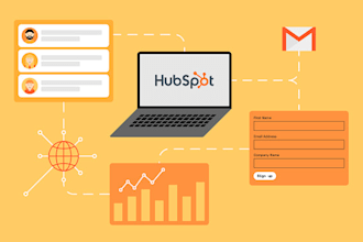 setup hubspot CRM sales marketing and services