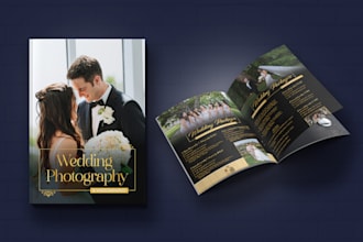design brochure, company profile, booklet, or annual report