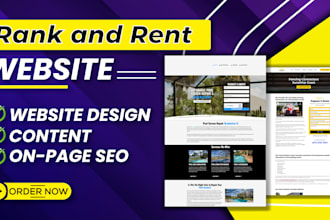 build local rank and rent website for you