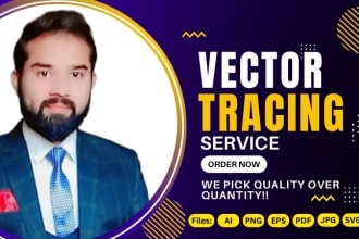 do quality logo vector tracing quickly recreating professionally