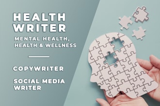be your blog writer or copywriter for mental health and psychology topics