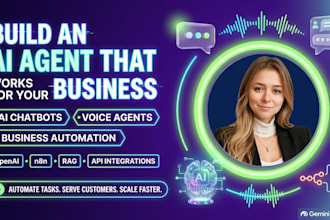 build ai chatbot, voice agent and automation for business
