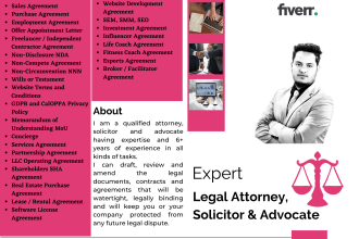 provide all legal attorney services