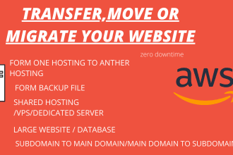 transfer, move or migrate your website