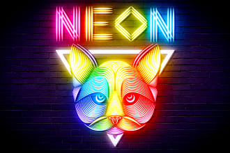 design 3 neon logo for you in just 12 hour
