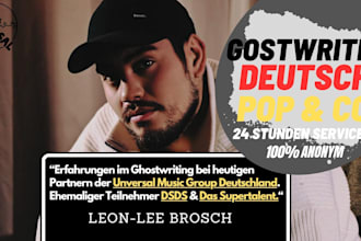 write you a german popsong in any genre