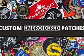 provide custom embroidered patches of all types