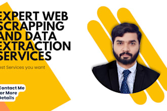 provide efficient data extraction and web scraping services