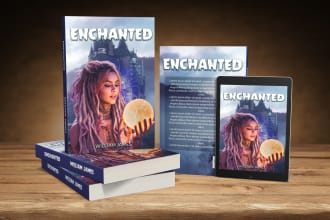 design horror, thriller, mystery book or ebook cover