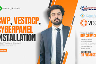install configure centos web panel cwp or vestacp on vps