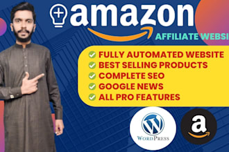 create autopilot amazon affiliate website on top selling products