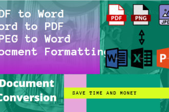 convert format edit design retype your document