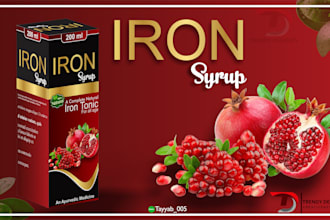 do modern product label design and packaging design within 24 hours