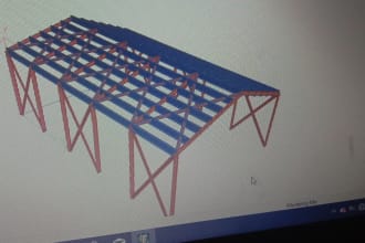 analyze and design the structure with structural software