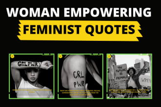 give you women empowerment feminist instagram post