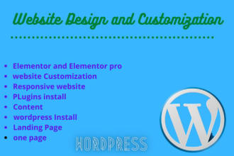 build a professional and responsive wordpress website with elementor, divi