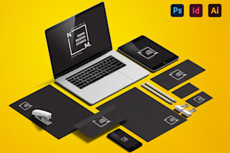 design professional business card and stationery items