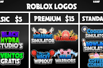make a logo for your roblox game