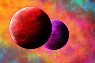 draw one or more planets