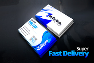 design modern visiting card, professional business card in 3 hours