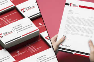 design modern visiting card, luxury business cards and letterhead with qr code
