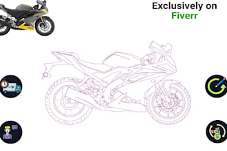do one line art vector art line drawing logo image to vector