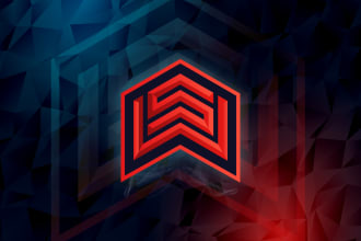 do creative, initial, gaming, esports monogram logo design