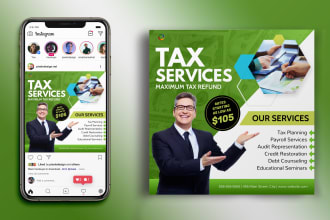 design instagram flyer credit repair flyer, tax, and business flyer