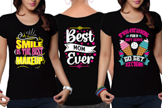 create an awesome custom typography tshirt design