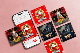 design instagram and facebook banners,flyers and ads