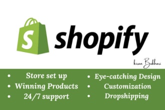 create shopify dropshipping store