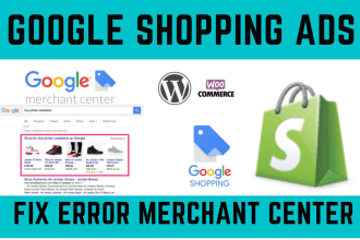 setup google shopping ads and product listing