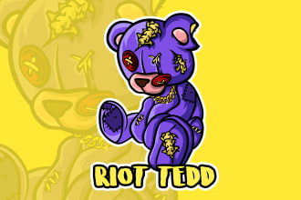 draw a unique mascot, cartoon logo, character