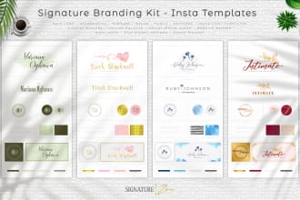 design luxury brand logo and brand identity kit