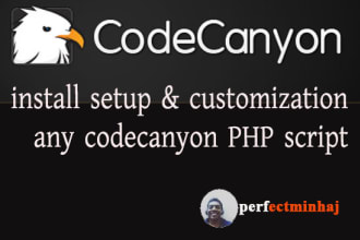 install setup and customization any codecanyon PHP script